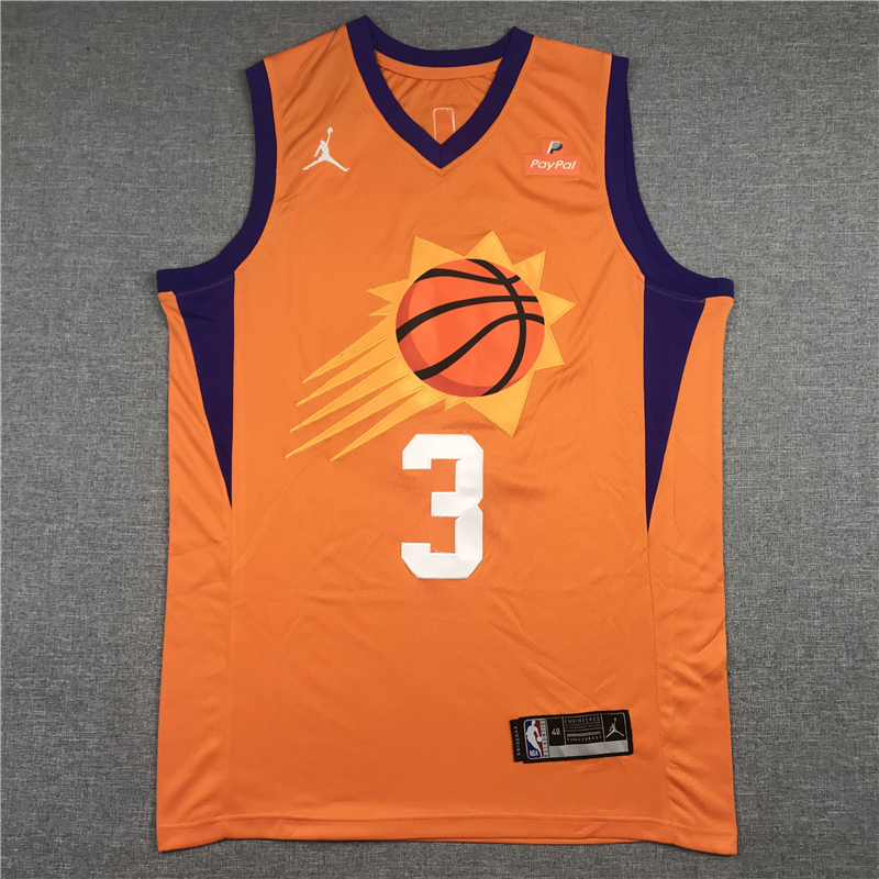 Chris Paul 3 Phoenix Suns Orange 2021 Statement Swingman Jersey