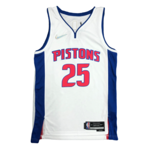 Derrick Rose #25 Detroit Pistons Jersey Swingman 2021-22 White - Icon