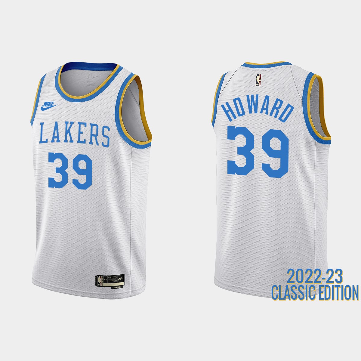 Dwight Howard #39 Los Angeles Lakers 2022-23 Classic Edition White Jersey