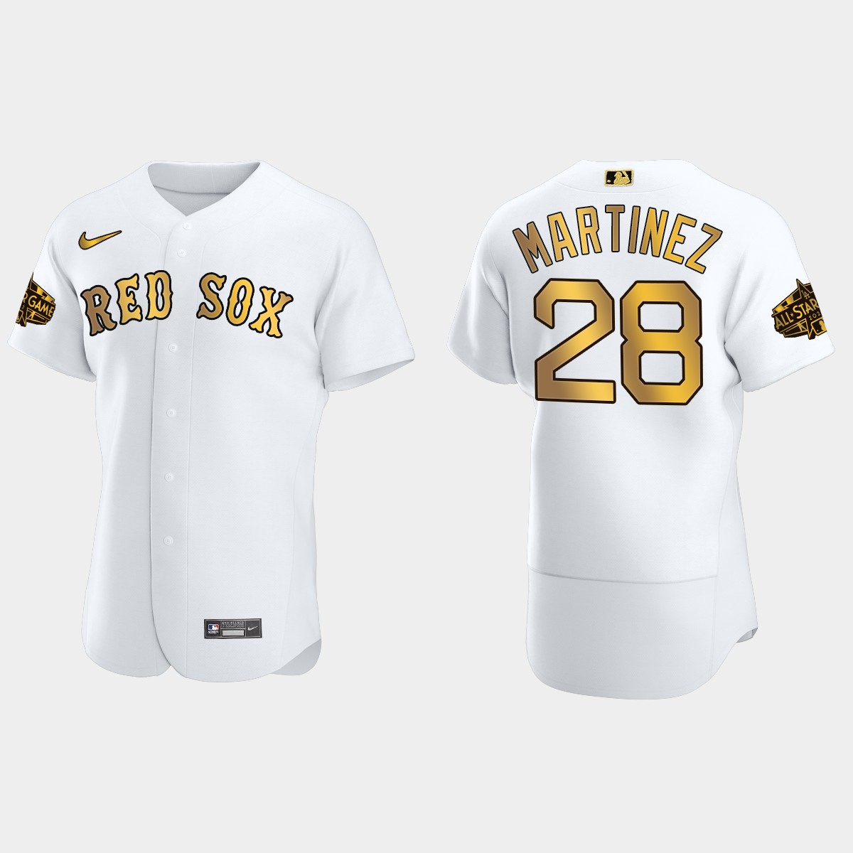 J.D. Martinez Boston Red Sox 2022 MLB All-Star Main Flex Base Jersey - White