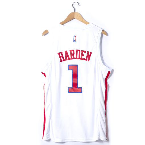 James Harden #1 Philadelphia 76ers White 2022-23 City Edition Jersey