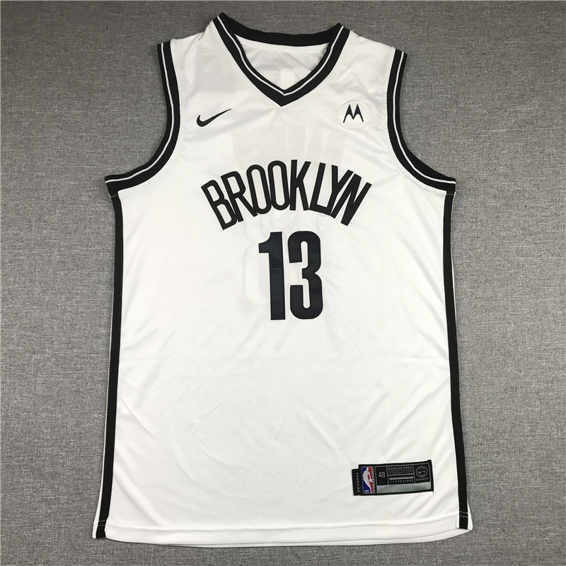 James Harden 13 Brooklyn Nets 2020-21 Association White Jersey