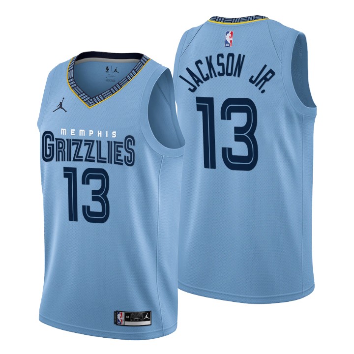 Jaren Jackson Jr 13 Memphis Grizzlies 2022-23 Blue Statement Edition Jersey