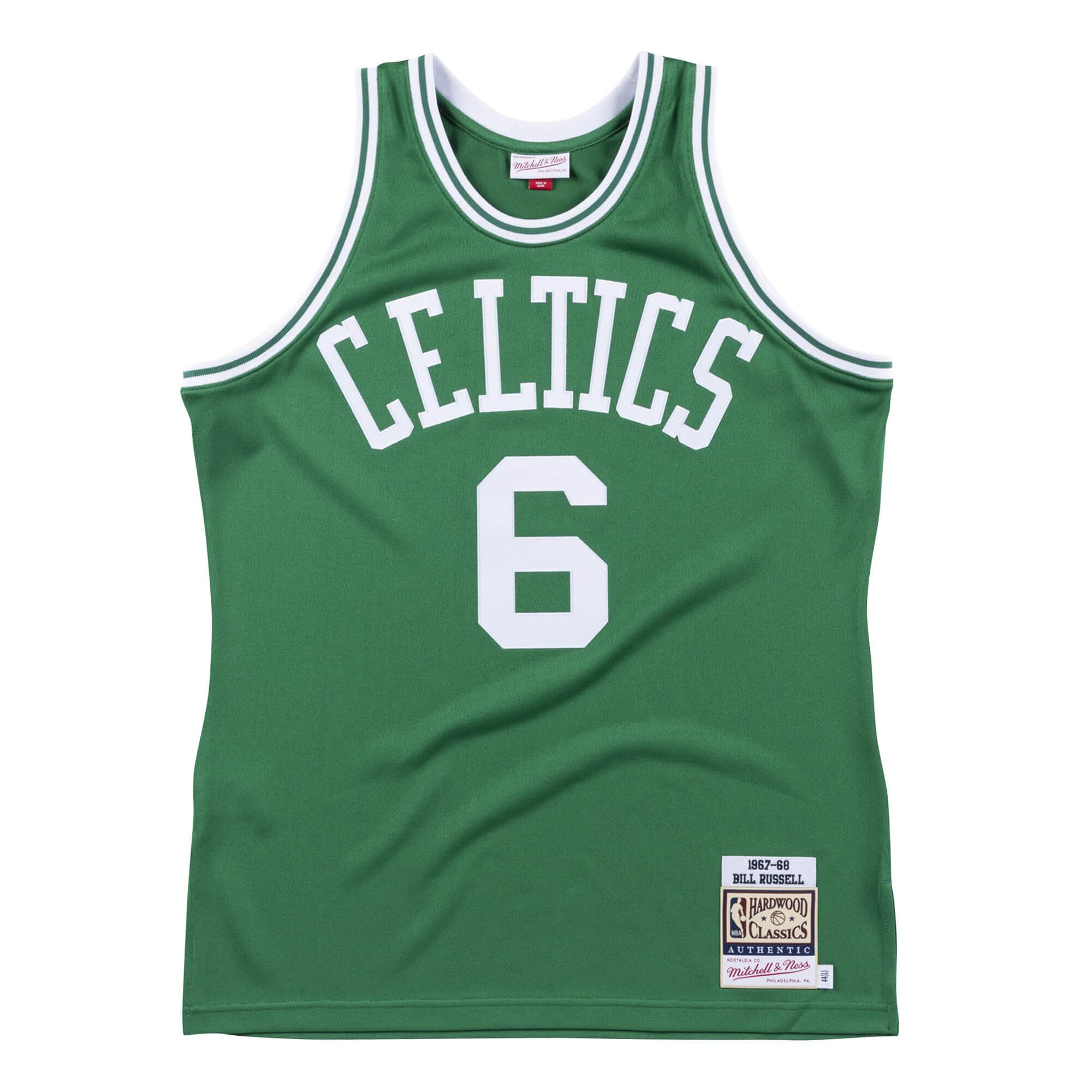 Jersey Boston Celtics 1967-68 Bill Russell