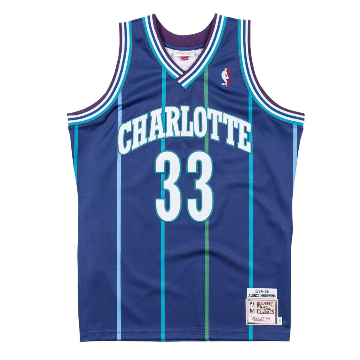Jersey Charlotte Hornets Alternate 1994-95 Alonzo Mourning