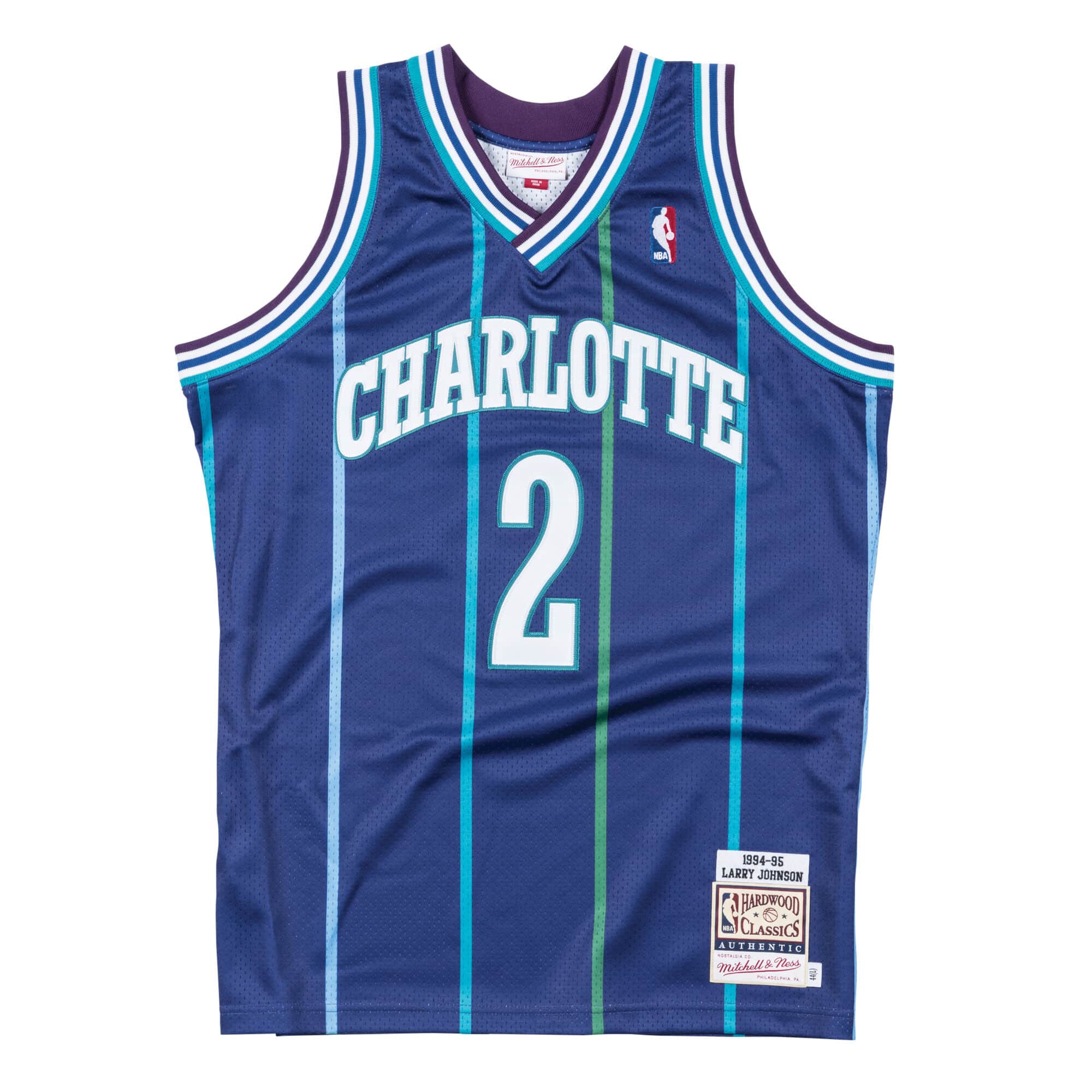 Jersey Charlotte Hornets Alternate 1994-95 Larry Johnson