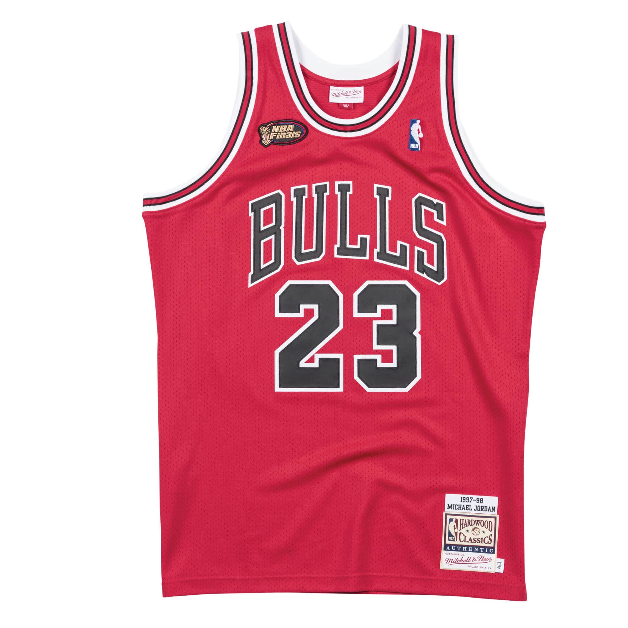 Jersey Chicago Bulls Road Finals 1997-98 Michael Jordan