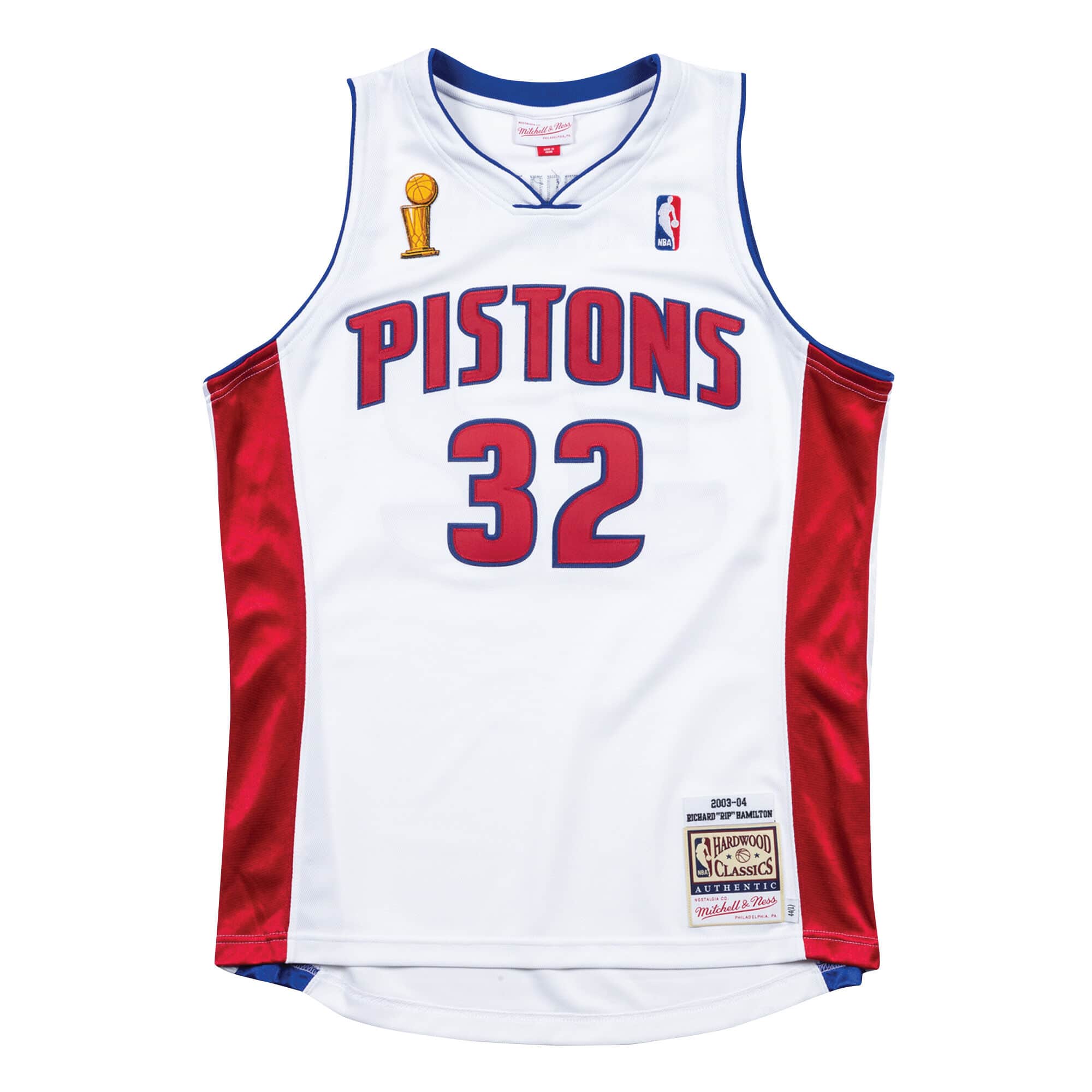 Jersey Detroit Pistons Home Finals 2003-04 Richard Hamilton