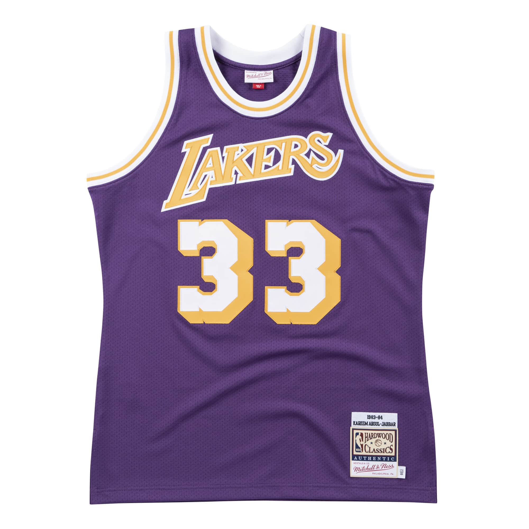 Jersey Los Angeles Lakers 1983-84 Kareem Abdul-Jabbar