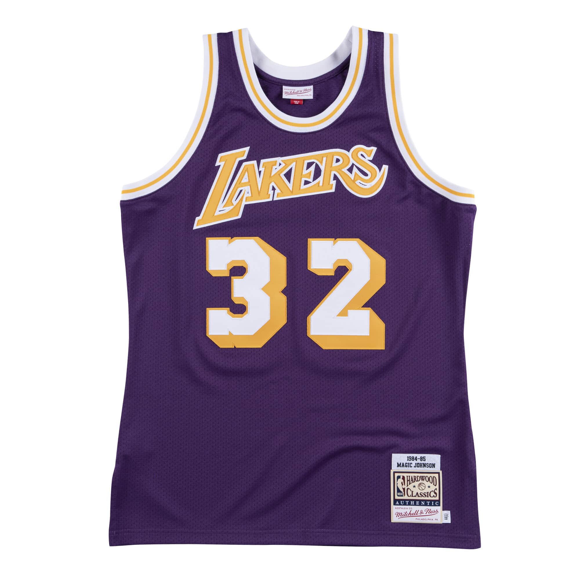 Jersey Los Angeles Lakers Road 1984-85 Magic Johnson
