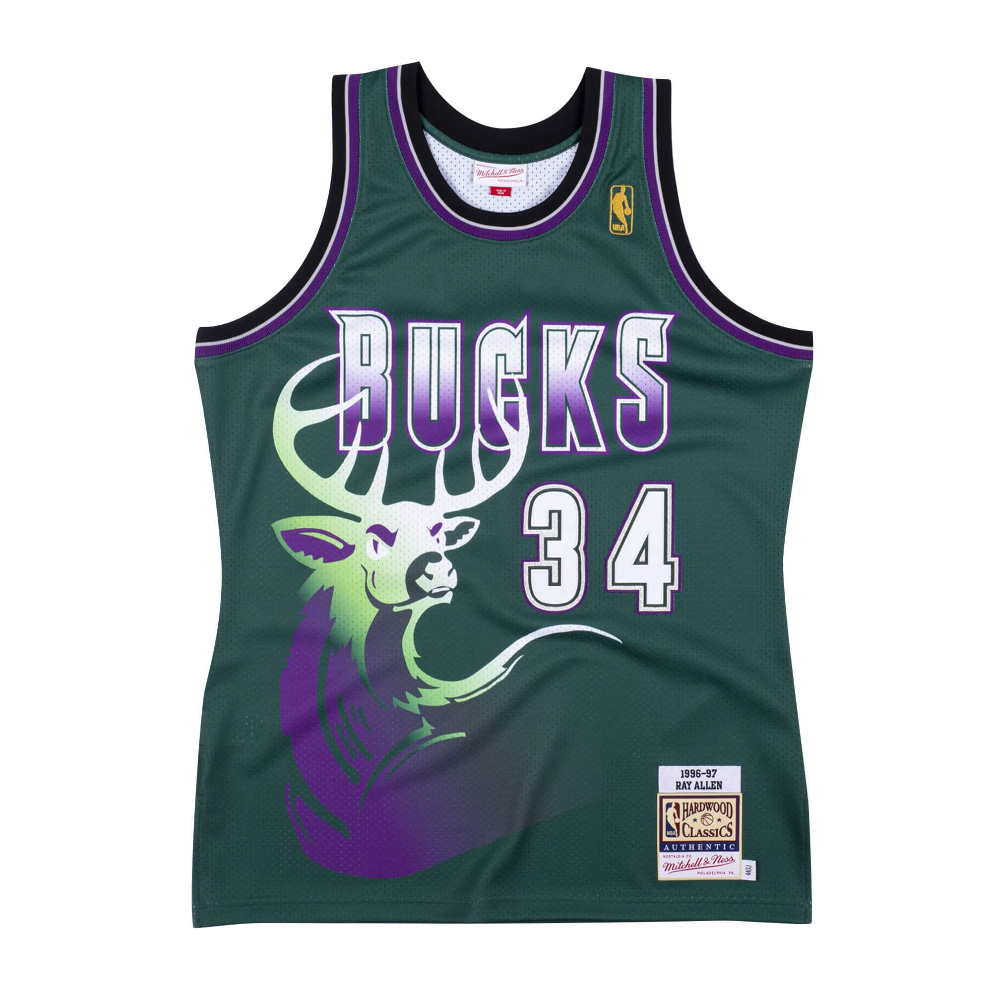 Jersey Milwaukee Bucks Alternate 1996-97 Ray Allen