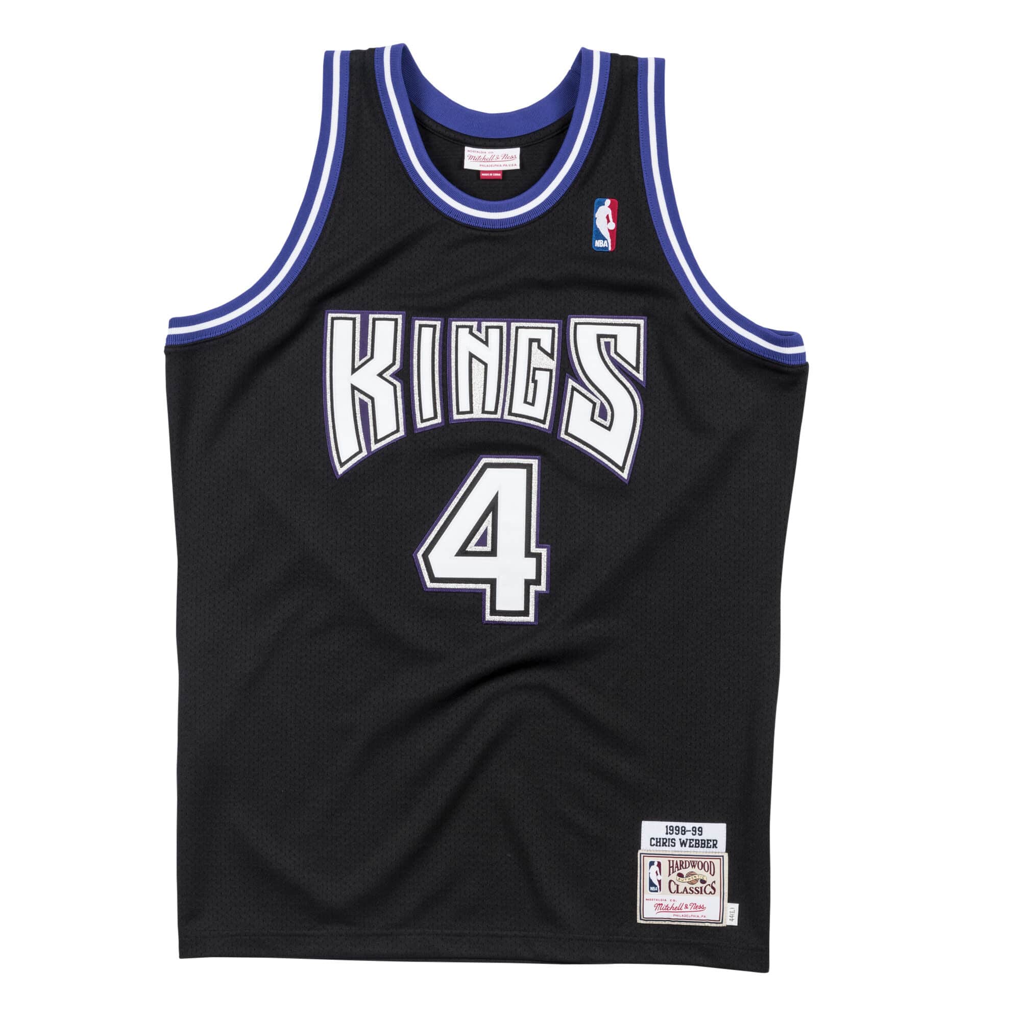 Jersey Sacramento Kings Road 1998-99 Chris Webber
