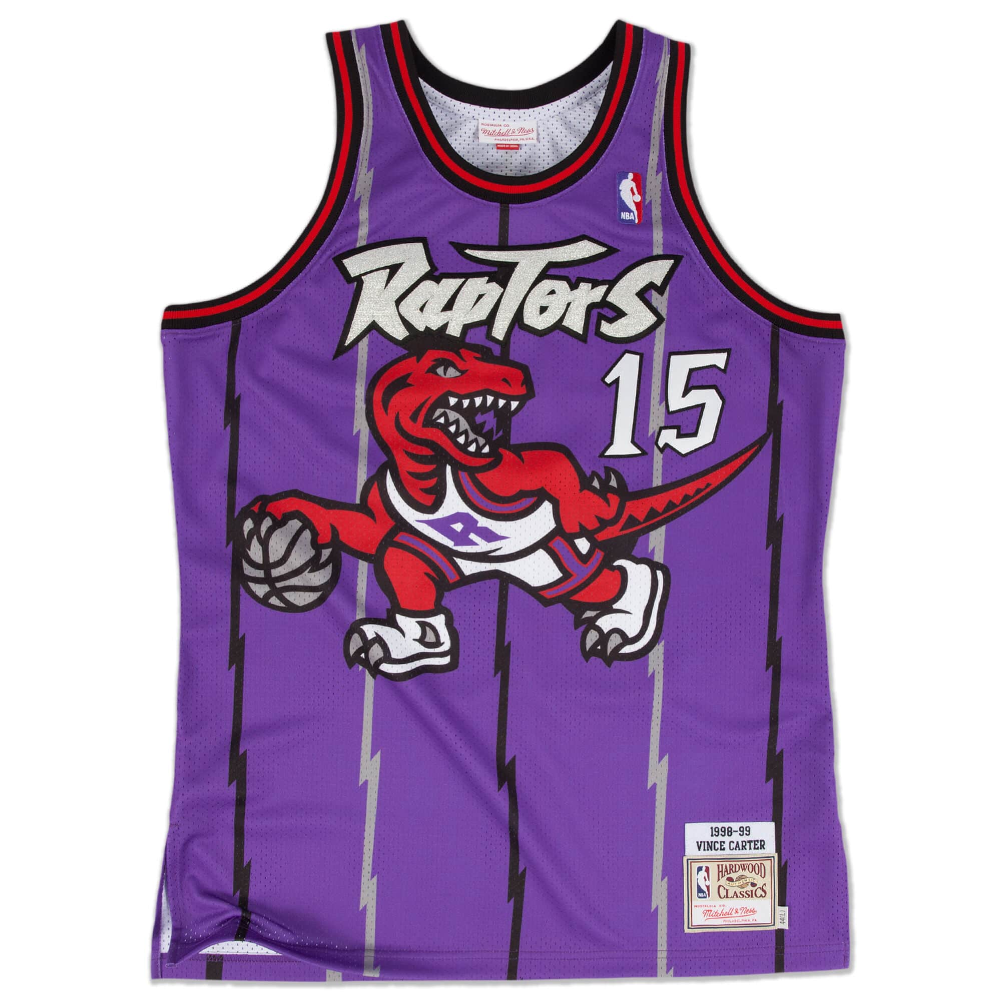 Jersey Toronto Raptors Road 1998-99 Vince Carter