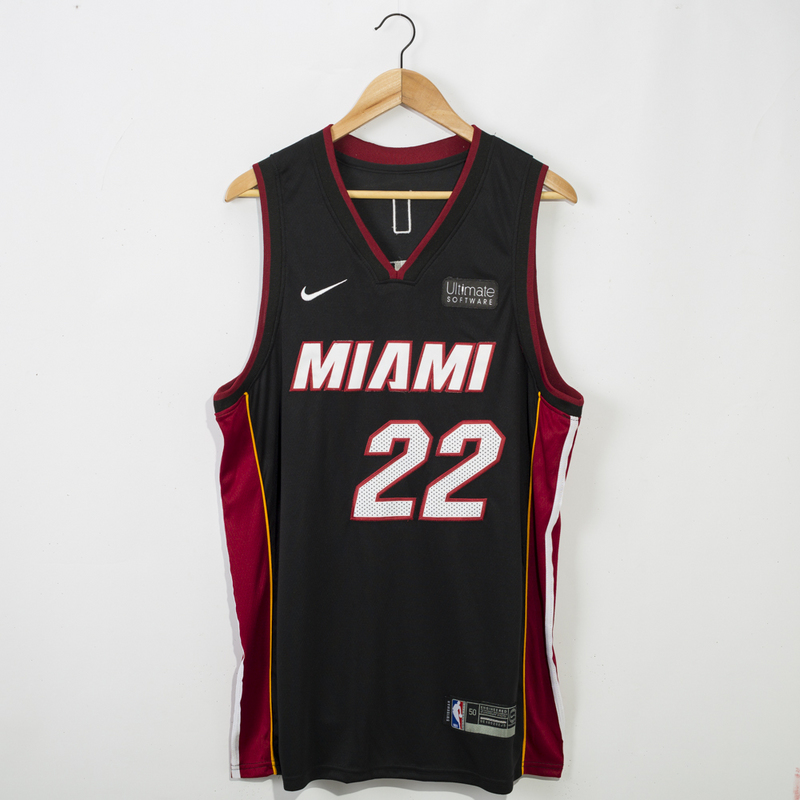 Jimmy Butler 22 Miami Heat 2019-20 Black Icon Jersey