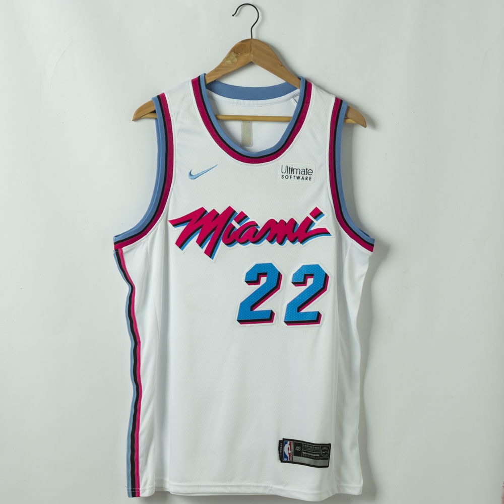 Jimmy Butler #22 Miami Heat 2020-21 Association White Swingman Jersey