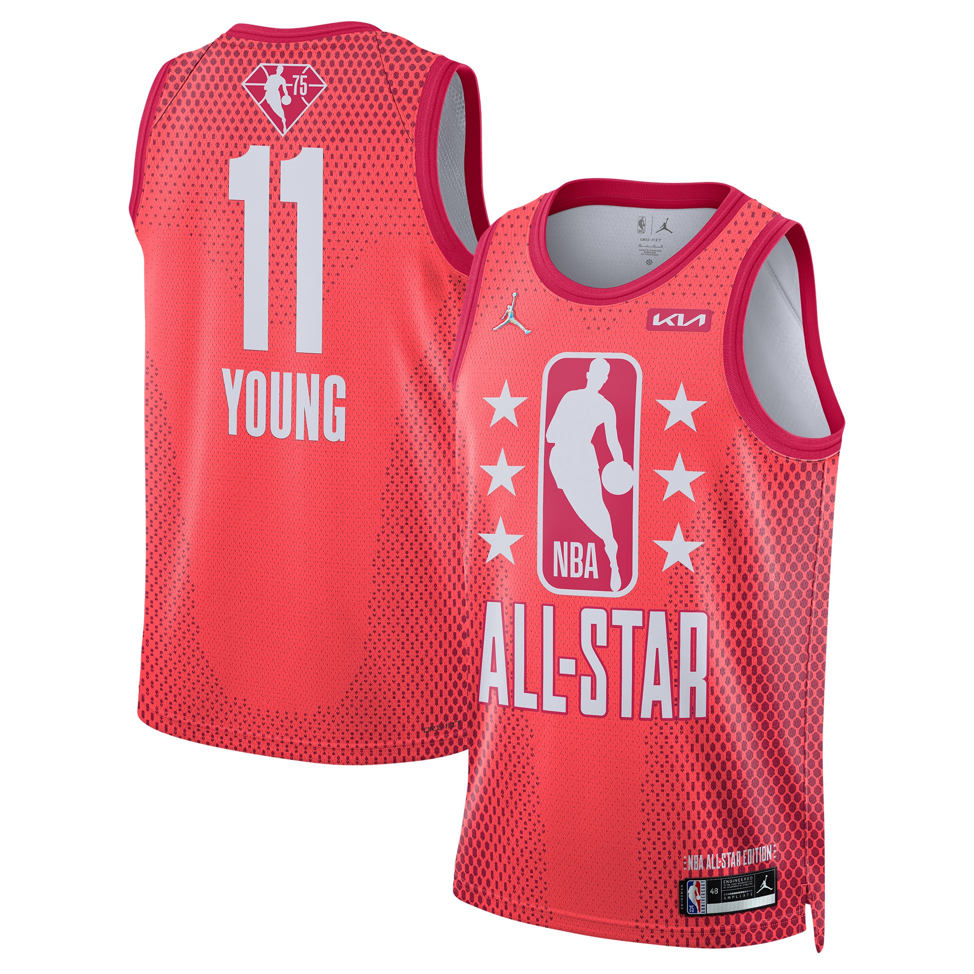Men's Trae Young Maroon 2022 All-Star Game Swingman Jersey