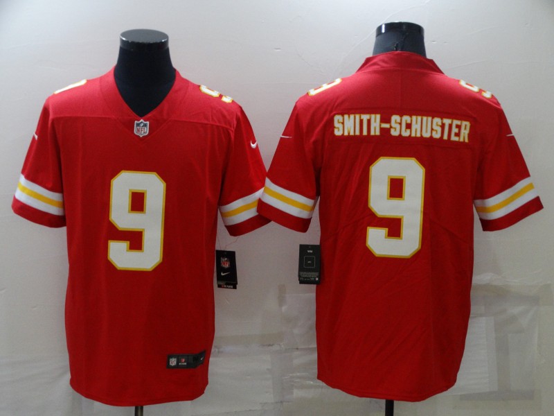 JuJu Smith-Schuster #9 Kansas City Chiefs Red Game Jersey