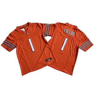 Justin Fields Chicago Bears Vapor Limited Jersey - Orange