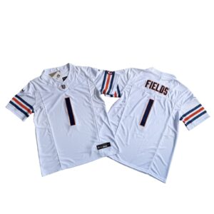 Justin Fields Chicago Bears Vapor Limited Jersey - White