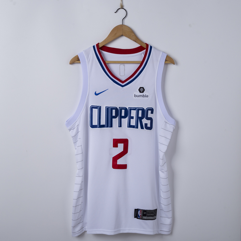 Kawhi Leonard 2 Los Angeles Clippers 2020 Association Edition White Jersey
