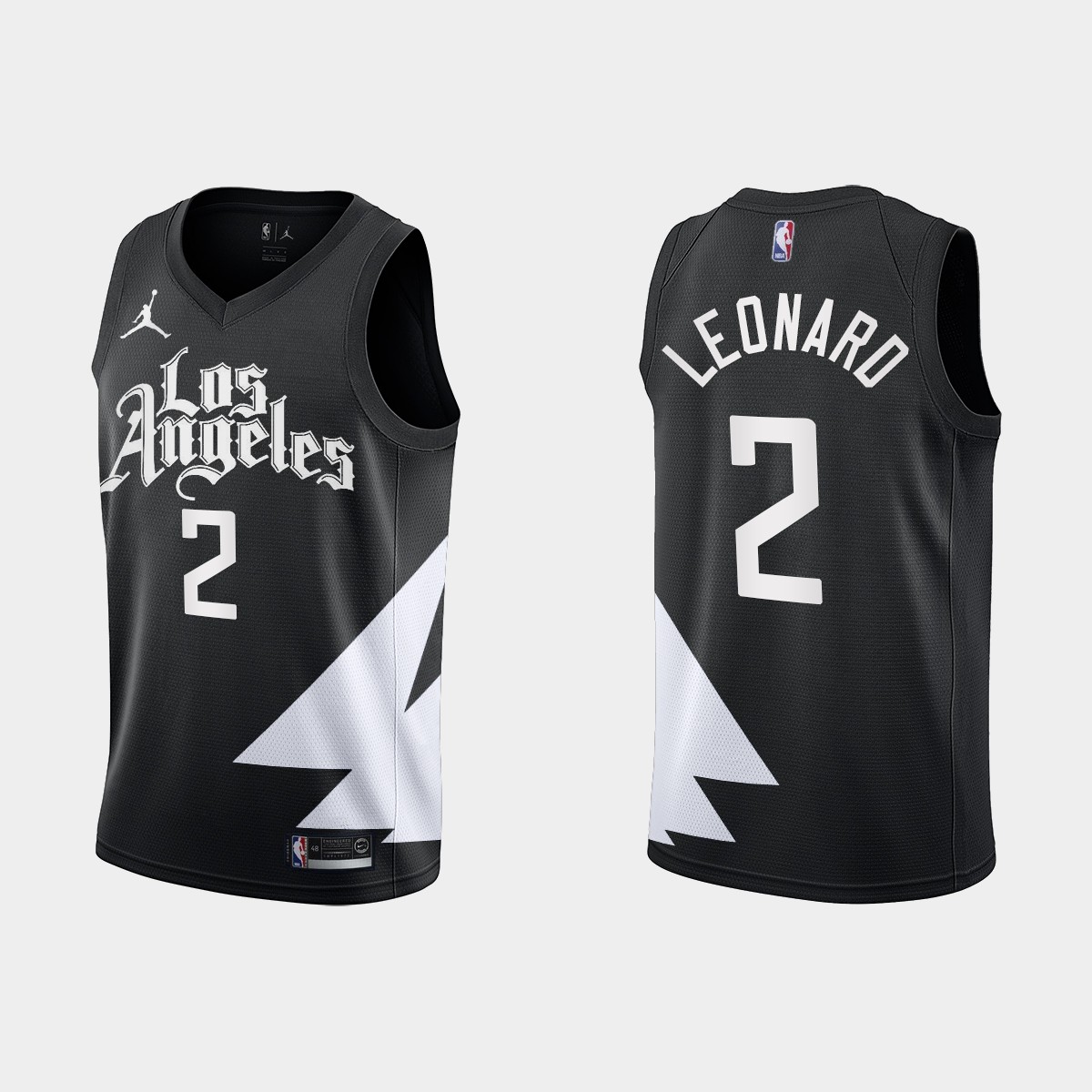 Kawhi Leonard #2 Los Angeles Clippers 2022-23 Black Statement Edition Jersey