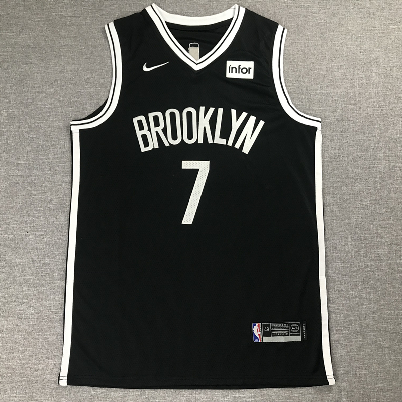 Kevin Durant 7 Brooklyn Nets 2020 Black Swingman Jersey