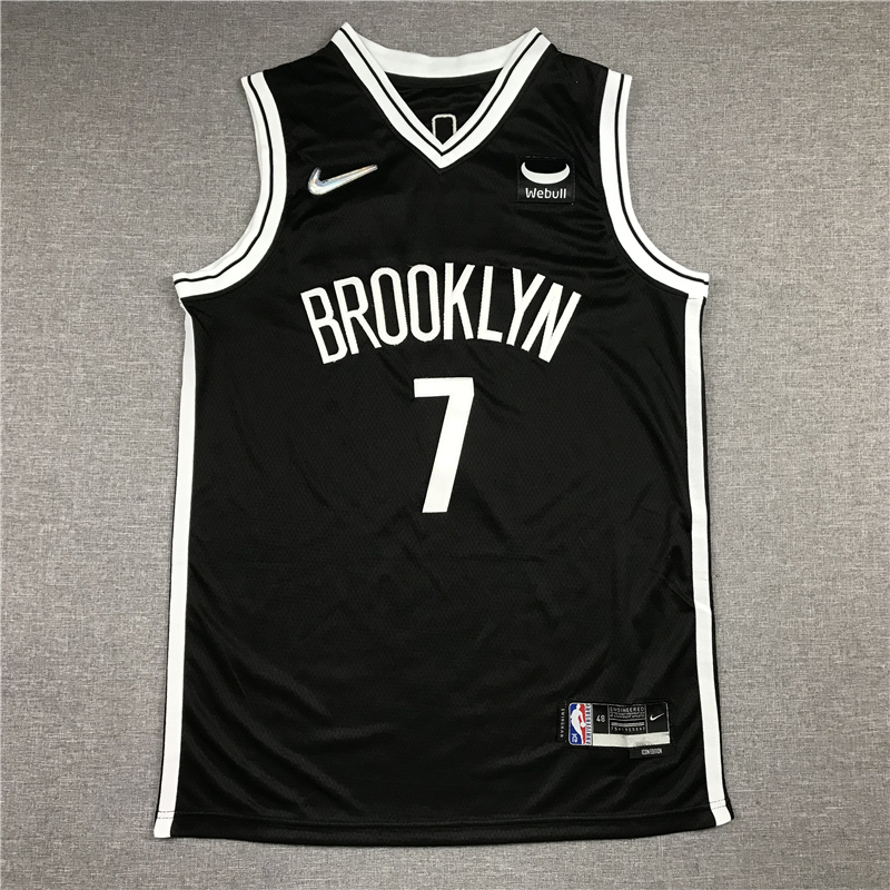 Kevin Durant 7 Brooklyn Nets 2021-22 Black Icon Swingman Jersey