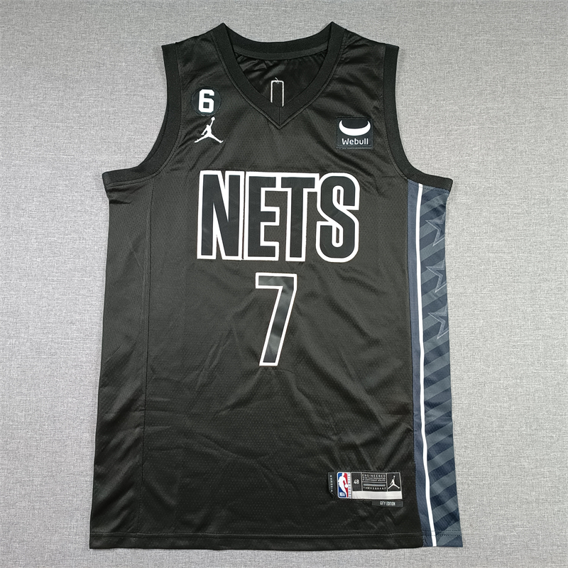 Kevin Durant 7 Brooklyn Nets Black 2022-23 Statement Edition Swingman Jersey