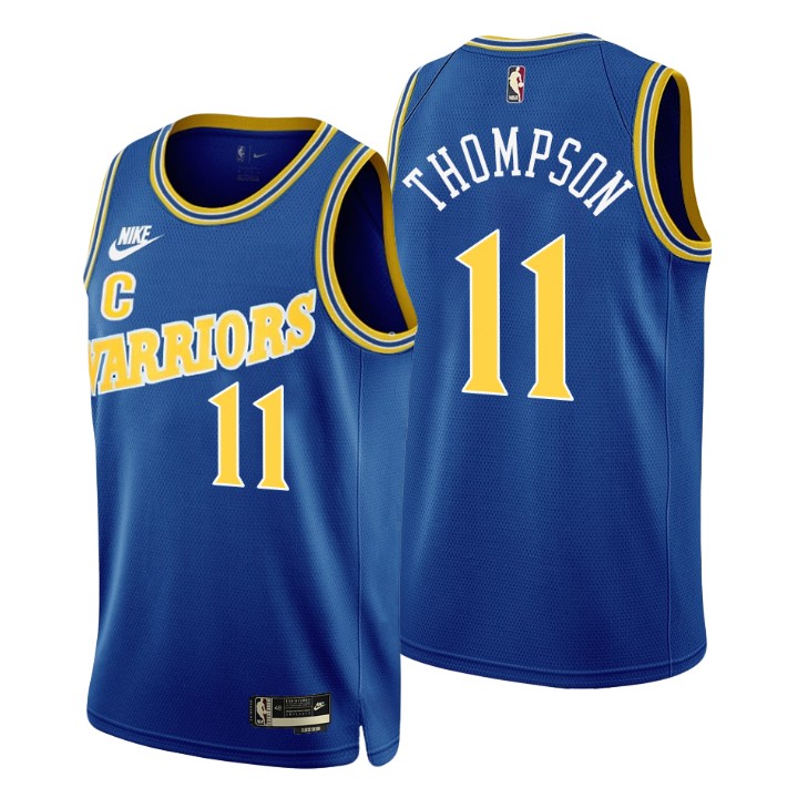 Klay Thompson #11 Golden State Warriors 2022-23 Royal Classic Edition Jersey