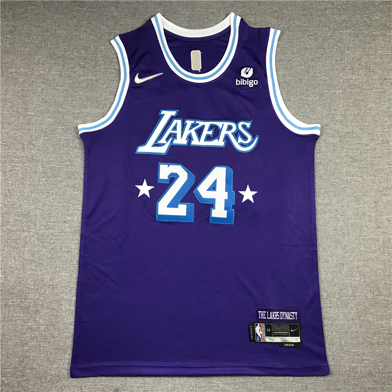 Kobe Bryant 24 Los Angeles Lakers 2021-22 City Edition Purple Swingman Jersey
