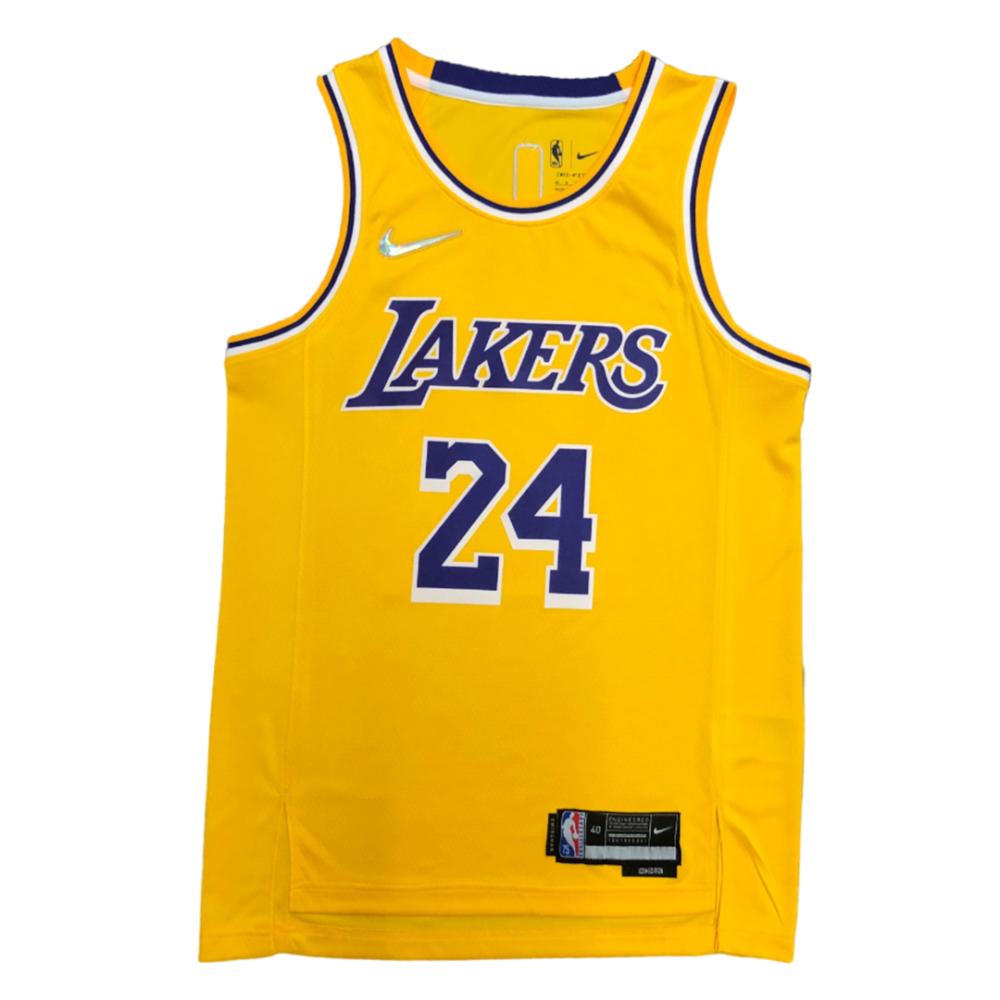 Kobe Bryant #24 Los Angeles Lakers 2021-22 Gold Jersey