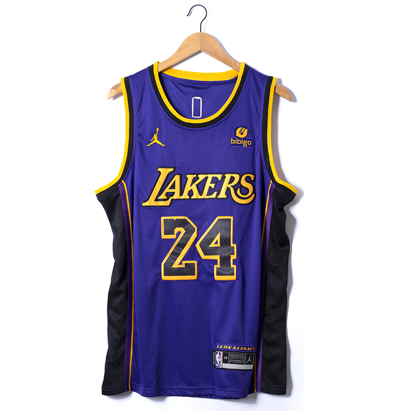 Kobe Bryant 24 Los Angeles Lakers 2022-23 Purple Statement Edition Jersey