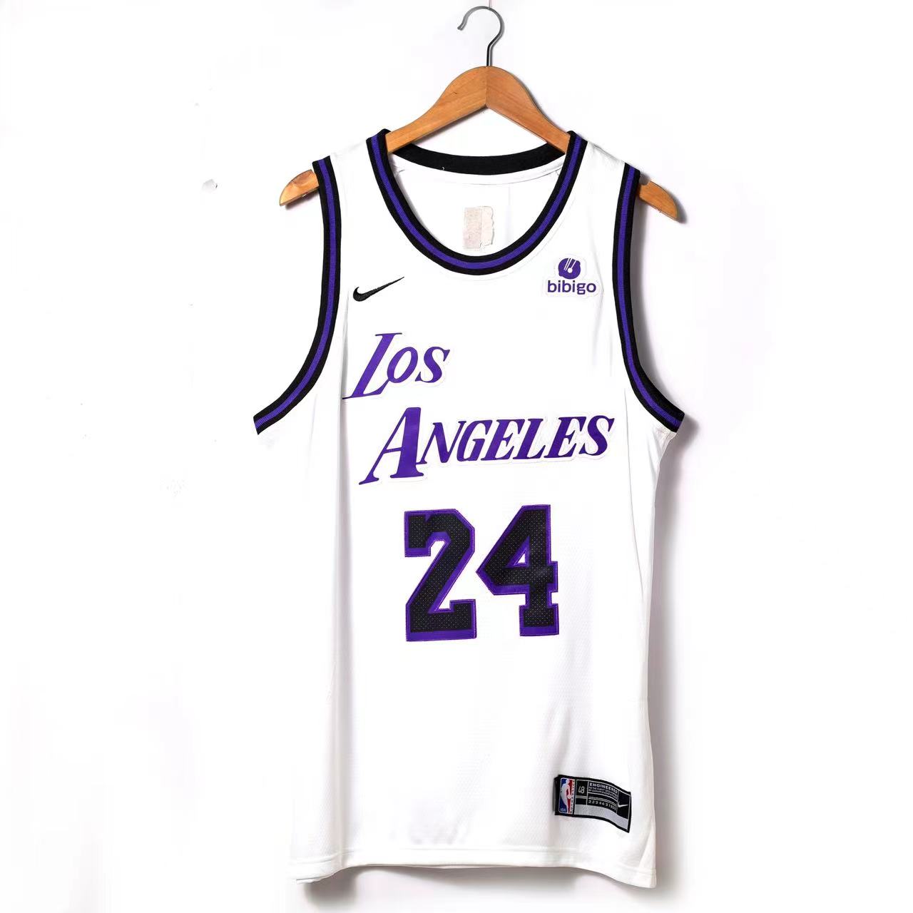 Kobe Bryant 24 Los Angeles Lakers 2022-23 White City Edition Jersey
