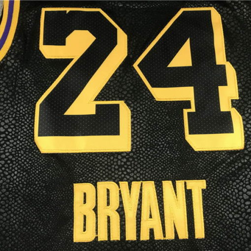Kobe Bryant #24 Los Angeles Lakers City Edition Black Jersey With Love Path