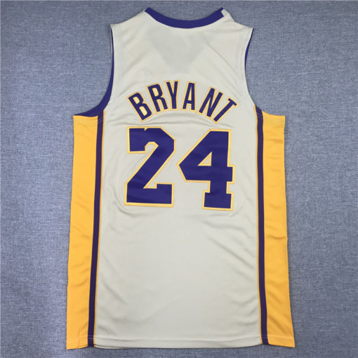 Kobe Bryant 24 Los Angeles Lakers 2008-09 Premium Gold Jersey