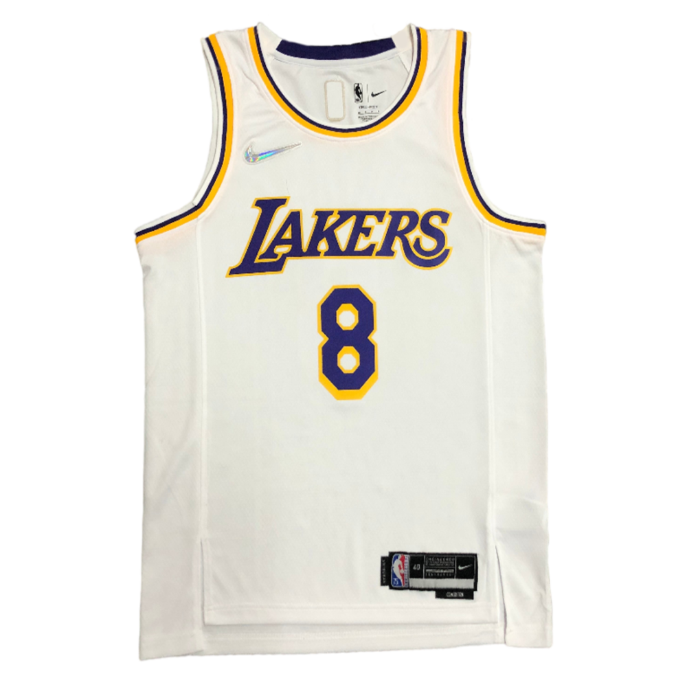 Kobe Bryant #8 Los Angeles Lakers Icon Edition 2021-22 White Jersey