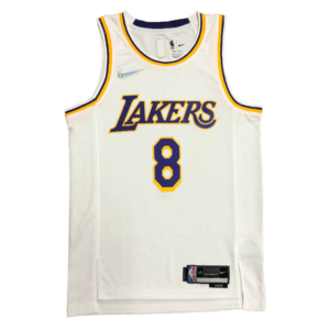 Kobe Bryant #8 Los Angeles Lakers Icon Edition 2021-22 White Jersey