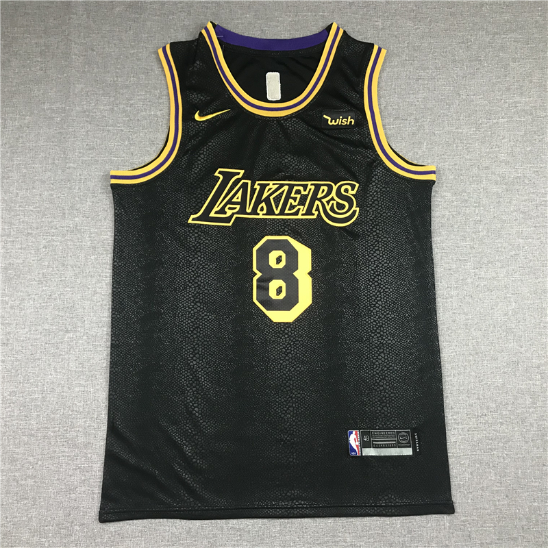 Kobe Bryant Los Angeles Lakers 2020 Black 8-24 Mamba Day Special Edition Jersey