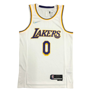 Kyle Kuzma #0 Los Angeles Lakers Icon Edition 2021-22 White Jersey