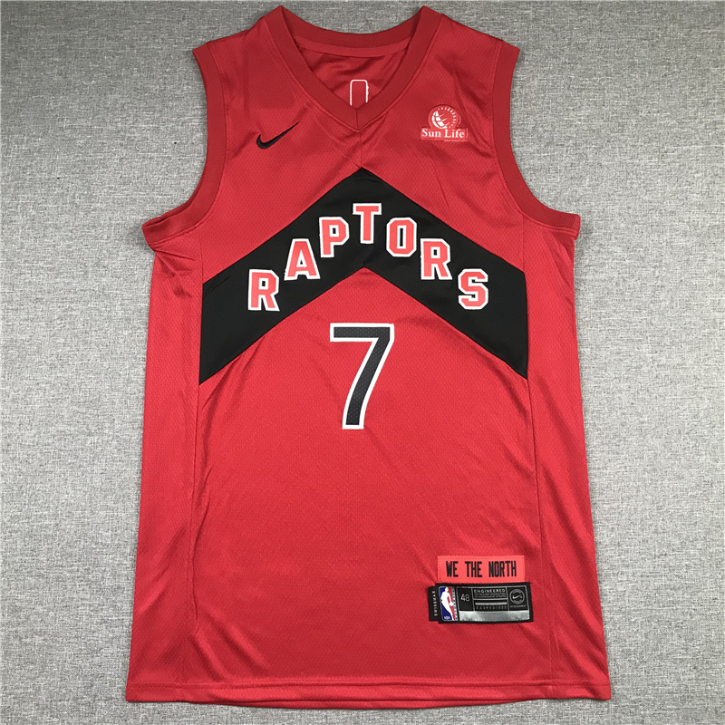 Kyle Lowry 7 Toronto Raptors 2020-21 Icon Red Jersey