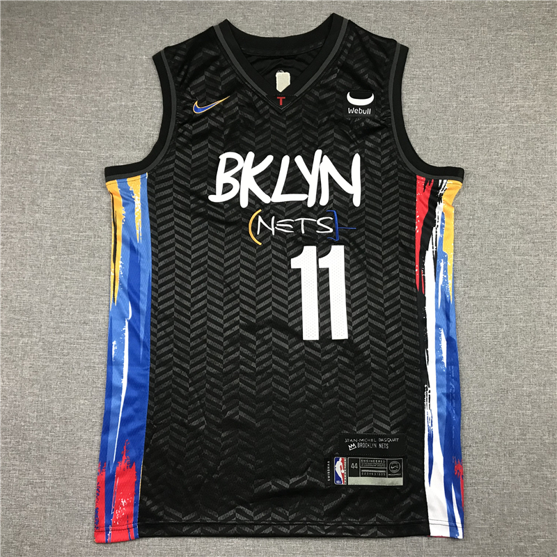 Kyrie Irving 11 Brooklyn Nets 2021-22 City Edition Black Jersey