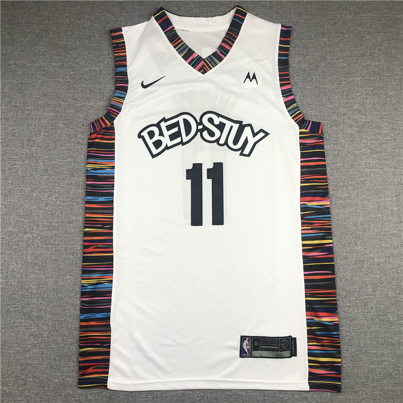 Kyrie Irving 11 Brooklyn Nets 2021 Biggie City Edition White Jersey