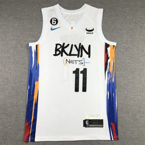 Kyrie Irving 11 Brooklyn Nets 2022-23 White City Edition Jersey