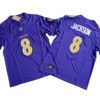 Lamar Jackson 8 Baltimore Ravens Purple Alternate Vapor Limited Jersey