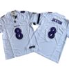 Lamar Jackson Baltimore Ravens White Vapor Limited Jersey