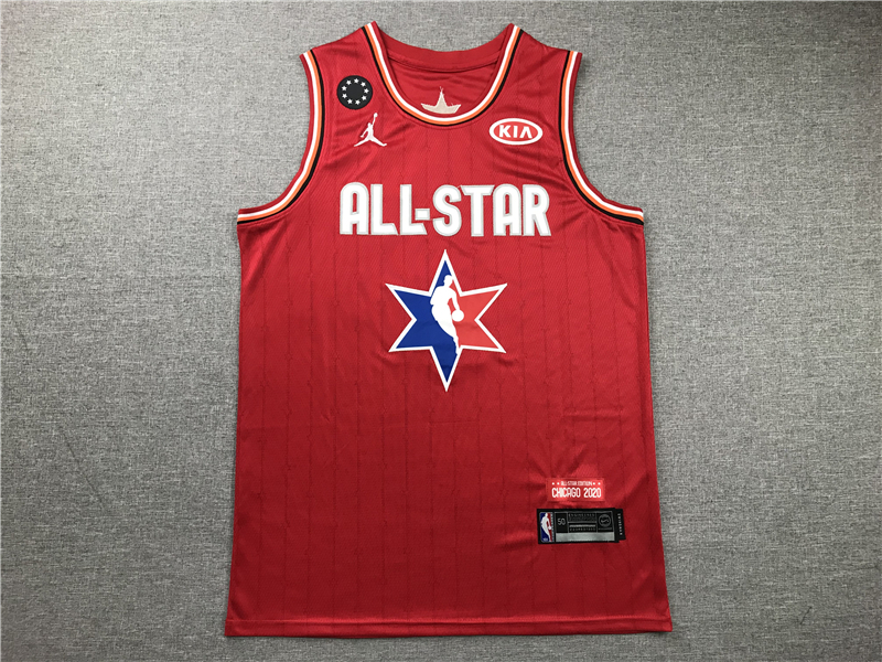 LeBron James 2 Los Angeles Lakers Red 2020 All-Star Game Jersey