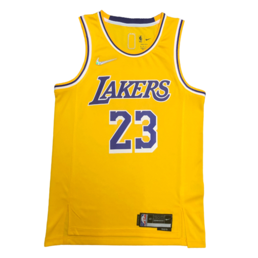 LeBron James #23 Los Angeles Lakers 2021-22 Gold Jersey