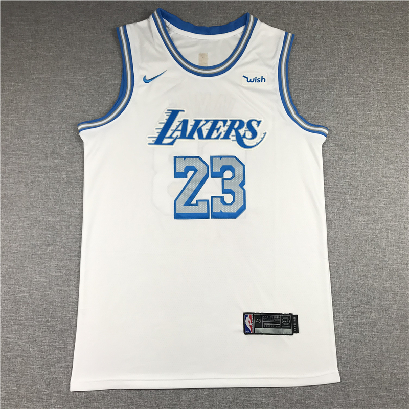 LeBron James 23 Los Angeles Lakers 2021 City Edition White Jersey
