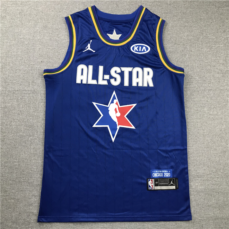 LeBron James 23 Los Angeles Lakers Blue 2020 All-Star Game Jersey