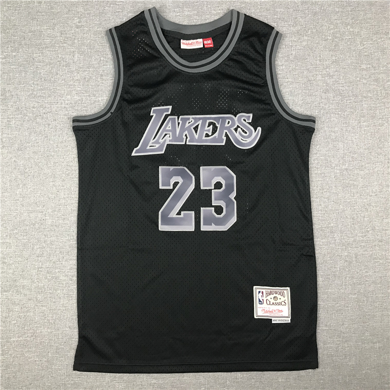 LeBron James 23 Los Angeles Lakers HWC Tonal Black Jersey